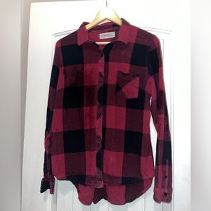 Maroon flannel